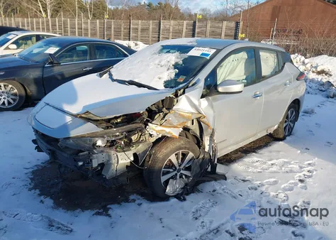 2019 Nissan Leaf S Plus из США, поврежденный, VIN 1N4BZ1CP9KC320115